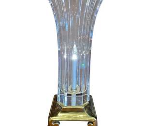 Vintage Loisel Crystal Torchiere Lamp