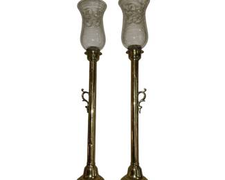 Pair of Tall Candle Holders
