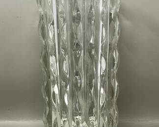 Lot 69 | Midcentury Italian Glass Heavy Flower Vase
