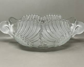 Lot 151 | Vintage Mikasa Frosted Double Swan Bowl
