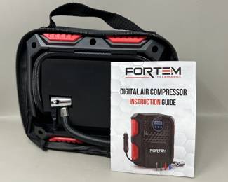 Lot 91 | NEW Fortem Digital Air Compressor Travel
