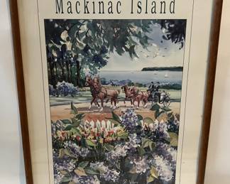 Lot 11 | Mackinac Island Framed Poster Garage Art
