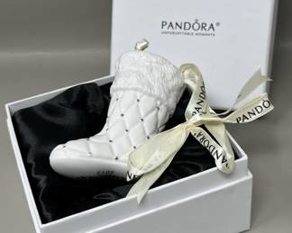 Lot 78 | 2012 Pandora Jewelry Ceramic Stocking Christmas
