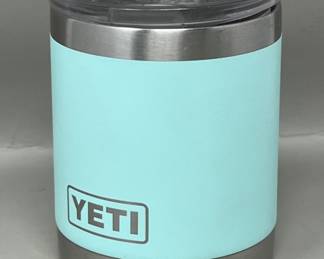 Lot 111 | Lt Blue Yetti Rambler Tumbler Lowball Stackable
