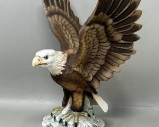 Lot 150 | Andrea by Sadek Bald Eagle Porcelain Figurine
