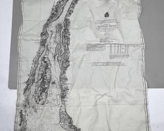 Lot 118 | Detroit River Print Tea Towel
