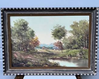 Lot 16 | Large Vintage Original Oil Painting
