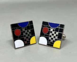 Lot 103 | Vintage Acme Studios Frank Lloyd Wright Cufflinks

