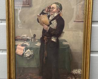 Lot 19 | "Courting Trouble" Legal Print Law Humor Attorne
