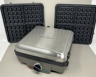 Lot 126 | Cuisinart Belgian Waffle Maker w Pancake Griddle
