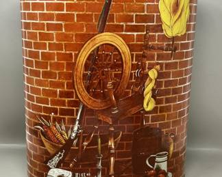 Lot 180 | Vintage Harvell-Kilgore Metal Trash Can
