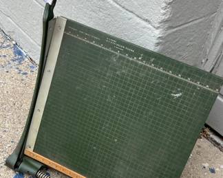 Lot 178 | Guillotine Paper Cutter Vintage Industrial Large
