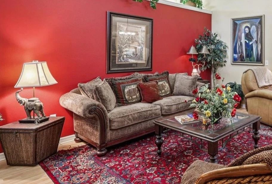 Couch, tables - artwork