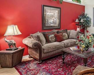 Couch, tables - artwork