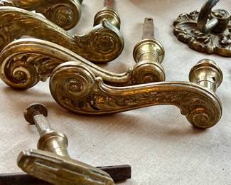 Beautiful Brass door knobs
