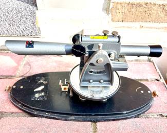 Vtg. David White Meridian transit level - surveying tool w/case