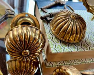 Beautiful Brass door knobs