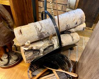 Birch logs