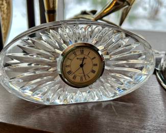 Waterford crystal clock