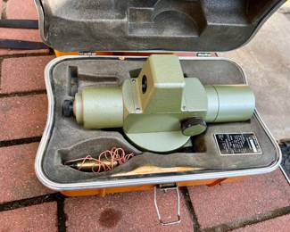 Vtg. Geotec level - surveying tool w/case