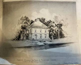 Original architectural, drawing - 113th St. Chicago