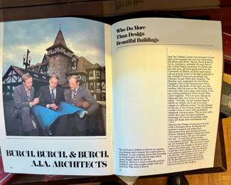 Client, alone with his twin sons - architects of the Chateau Louise in W. Dundee