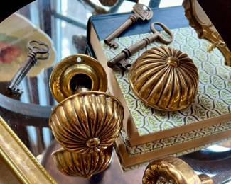 Beautiful Brass door knobs