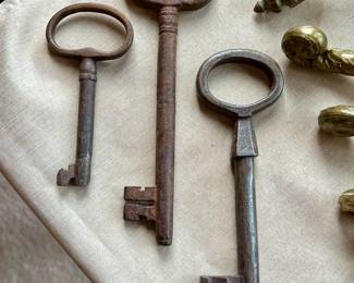 Beautiful Brass door keys
