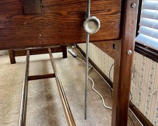 Vtg. Wooden Drafting table - Can be pre-sold. Table lifts for drawing $ 520.00 - 6' W x 3' D x 3' T - Originally owned by Edward L. Burch A.I.A. & Assoc. Architects