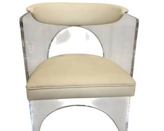 3132 - Wildwood Baran Barrel Back Acrylic Chair 32 x 22 x 22