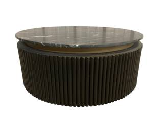 3107 - Dark Marble Top Coffee Table 14 x 32