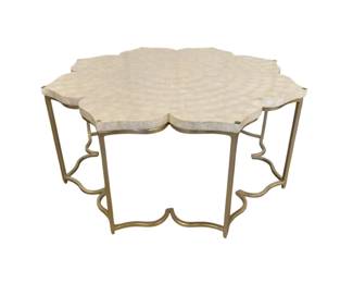 3163 - Chelsea House Lotus Flower Cocktail Table 18 x 42 x 42