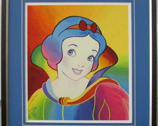 9069 - SNOW WHITE GICLEE BY PETER MAX 21.5 X 23.5