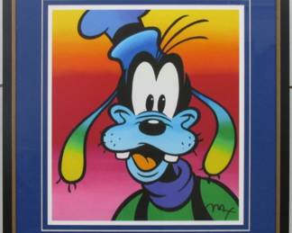 9068 - GOOFY GICLEE BY PETER MAX 21.5 X 23.5
