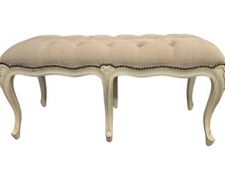 3538 - Alden Home Lafrenz Double Bench White 22 x 50 x 23