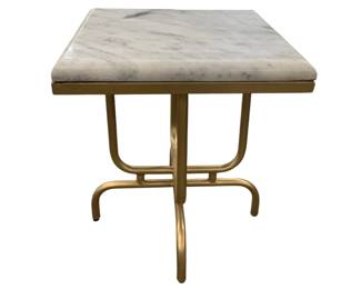 3524 - Wildwood Stand By Me Marble Top Table 18 x 16 x 16