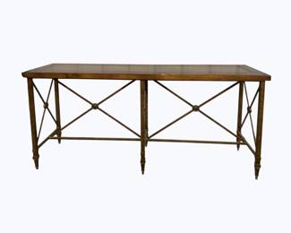 3285 - Chelsea House Overland Console Table 37 x 78 x 20, scratched