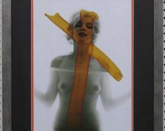 9011 - MARILYN MONROE FROM THE CRUCIFIX SERIES By Bert Stern 20.5 X 25