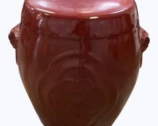 3296 - Wildwood Red Garden Stool 18 x 16