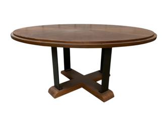 3048 - Round Dining Table, Pedestal Base 31 x 64