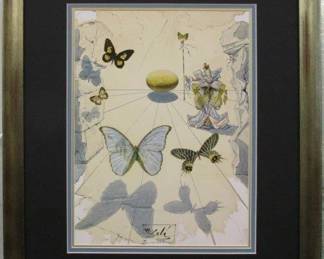 9035 - ALLEGORY DE SOUL GICLEE BY SALVADOR DALI 18 X 21