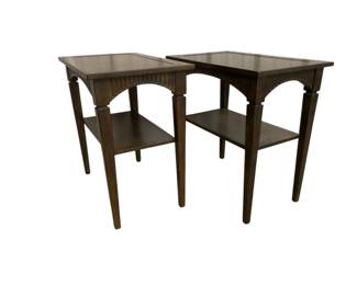 3119 - Pair Alden Home Elliott End Tables 27 x 27 x 17