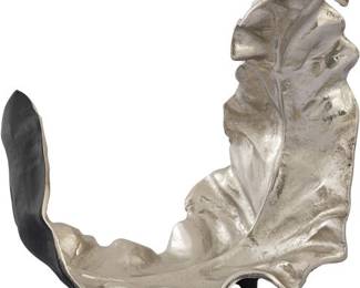 105 - Elk Home Lamina Silver with Black Leaf Object