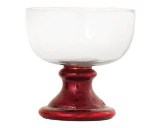 111 - Elk Home Melrose Bowl, Small Antique Red 7x7