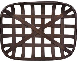 136 - Decorative Tobacco Style Basket 27x21