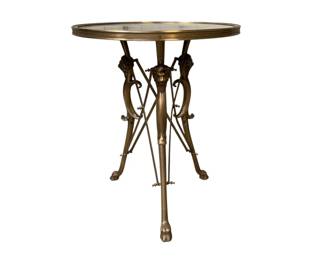 3050 - Wildwood Lion in the Library Table 30 x 24, mirror top