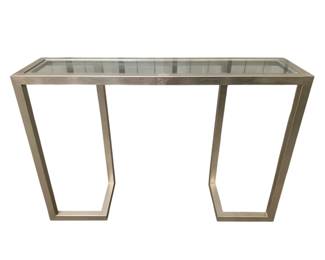 3009 - Silver Chelsea House Console Table 32 x 48 x 12