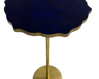 1633 - Chelsea House Lapis Side Table 24 x 14