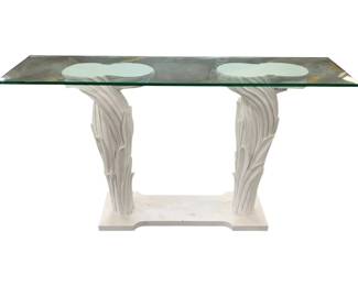 3528 - Meg Braff for Wildwood Fontana Flair Table retail $1838 31 x 51 x 12