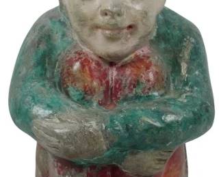 155 - Wooden Gnome Figure 13"